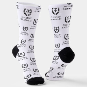 Calcetines Elegante graduación de la escuela de Enfermería RN