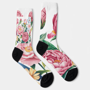 Calcetines Elegante Jardín Floral Socks
