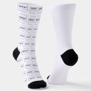 Calcetines Elegante plantilla de tu logo personalizada