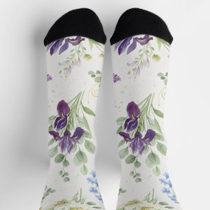 Calcetines Elegante ramo de lirios y lirios al agua
