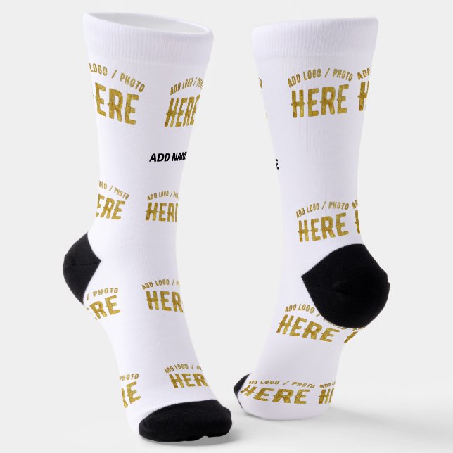 CALCETINES ELEGANTES PERSONALIZABLES BLANCOS MODERNOS VERIFIC (Angular)