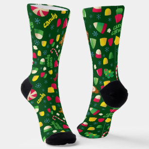 Calcetines Elf the Movie Candy Pattern Socks
