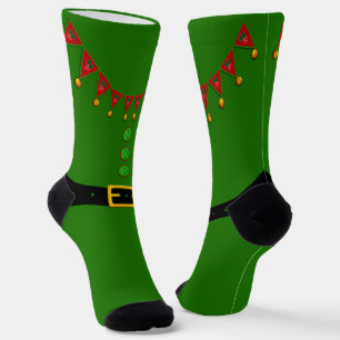 Calcetines Elfo Ayudante de Santa Navidad