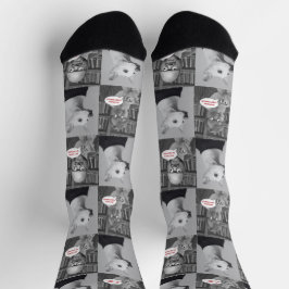 Calcetines Ella, Su, Marfil Crazy Crew Socks
