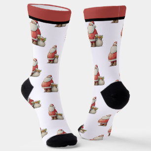 Calcetines Emeralda Simple Santa Bonito