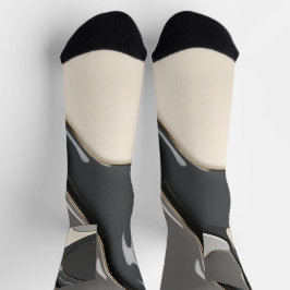 Calcetines en un gráfico abstracto elegante