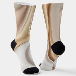 Calcetines en un gráfico abstracto elegante