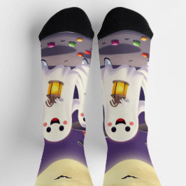 Calcetines Enchanting Ghost Socks – Irresistibly Spooky Fun