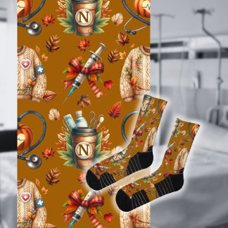 Calcetines Enfermera monográfica Mocha Enfermeras Esenciales 