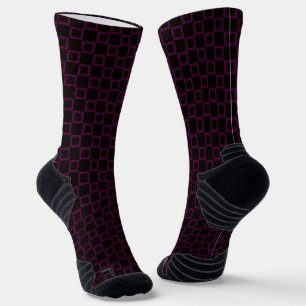 Calcetines Equipo atlético sock violeta púrpura negro clásico