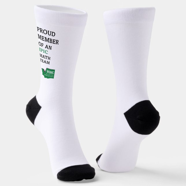 Calcetines Equipos de matemáticas épicas (Angular)