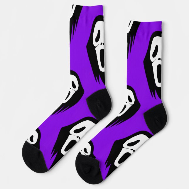 Calcetines Es un grito en morado (Izquierda)