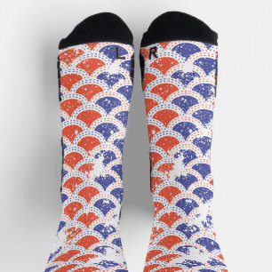 Calcetines Escamas de pez costeras americanas