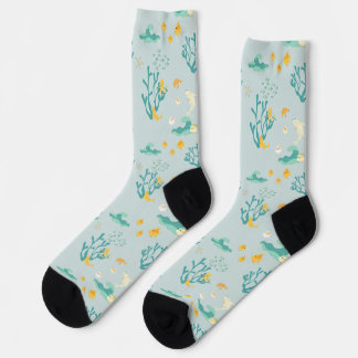 Calcetines Escuchando El Océano, Día De La Tierra, Animales D