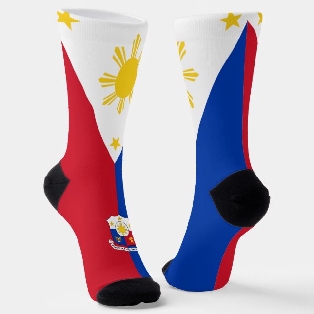 Calcetines Escudo de armas de Filipinas (Angular)