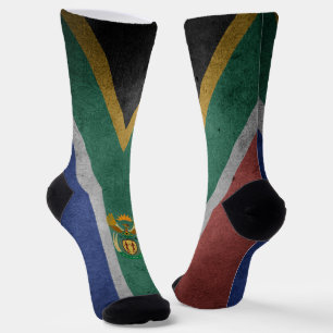 Calcetines Escudo de armas de la bandera sudafricana