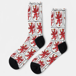 Calcetines Escudo de Armas de Pomerania Arte Majestuoso del G