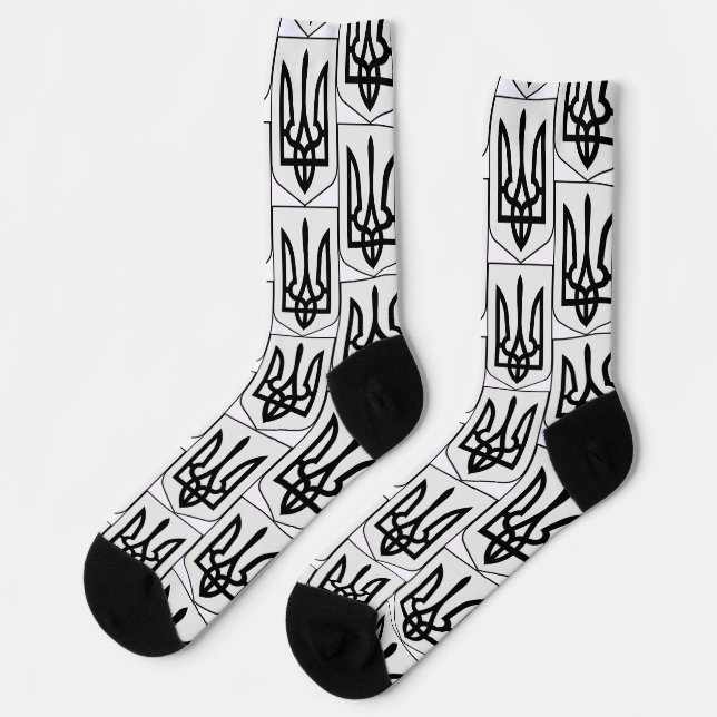 Calcetines Escudo de armas de Ucrania (Izquierda)