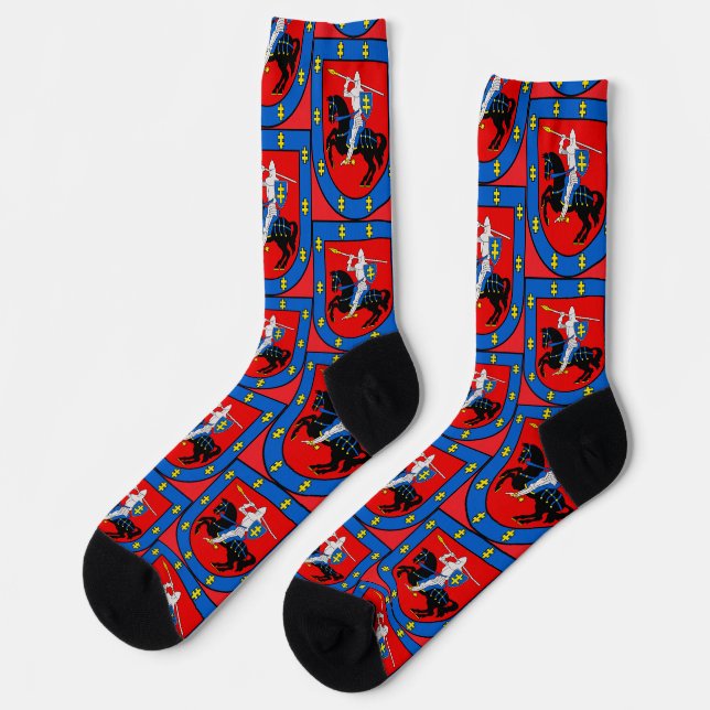 Calcetines Escudo de Armas del Condado de Vilnius (Izquierda)