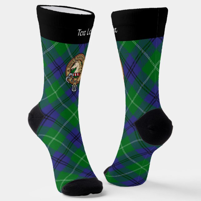 Calcetines Escudo de clan Oliphant por zócalos de Tartán (Angular)