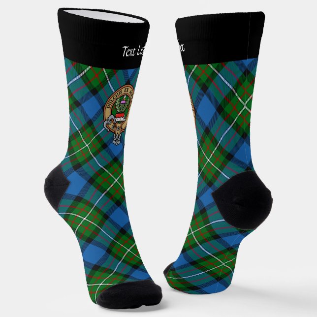Calcetines Escudo del clan Ferguson por zócalos de Tartán (Angular)