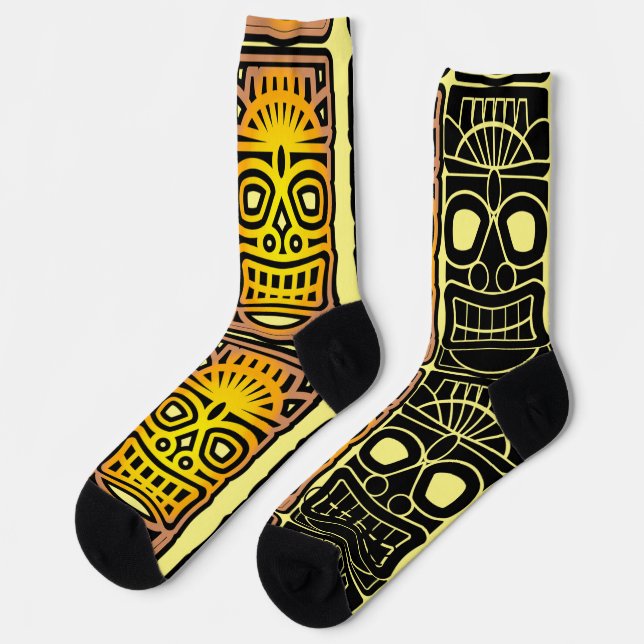 Calcetines Esculturas Triple Tiki Thunder_Cove (Izquierda)
