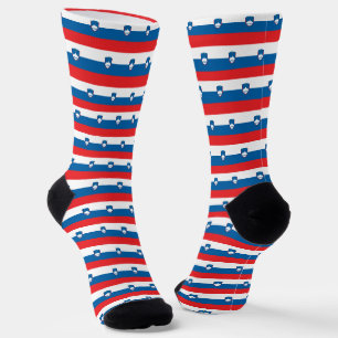 Calcetines Eslovenia Socks, moda patriótica de la bandera esl