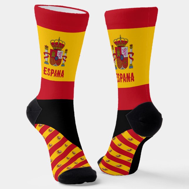 Calcetines España Socks, colores de la bandera española, Espa (Angular)