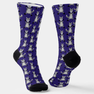 Calcetines Espantoso Lobo De Halloween Patterado