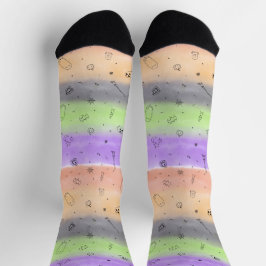 Calcetines espeluznantes y elegantes para una temp