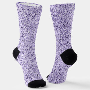 Calcetines Espuma ultravioleta de purpurina púrpura