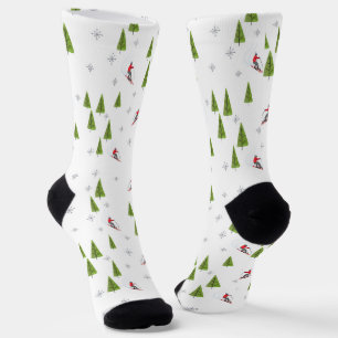 Calcetines Esquí de invierno cuesta abajo