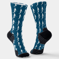Esquí minimalista Patrón de invierno Marina Azul