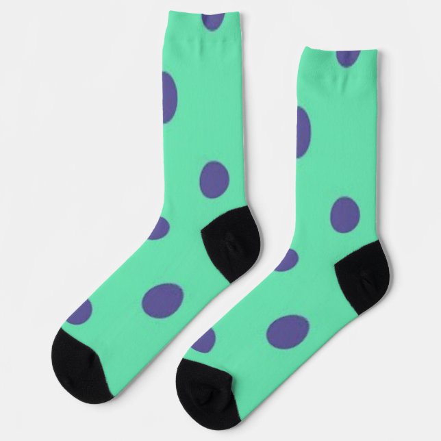 Calcetines estampado de lunares (Izquierda)