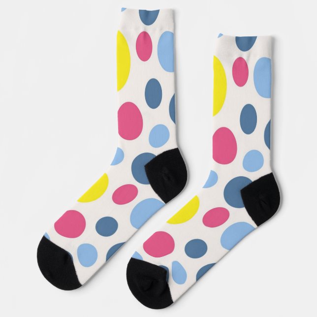 Calcetines estampado de lunares (Izquierda)