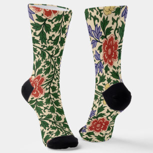 Calcetines Estampado de peonía de Chinoiserie vintage de Owen