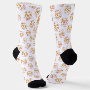 Calcetines estampado integral te amo 