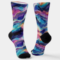 Estética colorida moderna arco iris contra purpuri