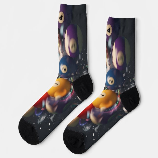 Calcetines Estilo de Bola de Billar (Izquierda)