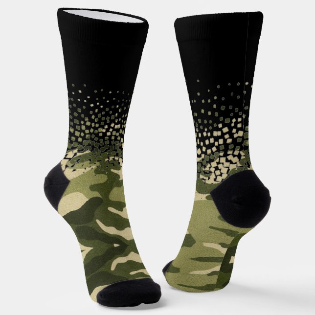 Calcetines estilo militar granulado (Angular)