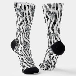 Calcetines Estiloso zebra Stripe