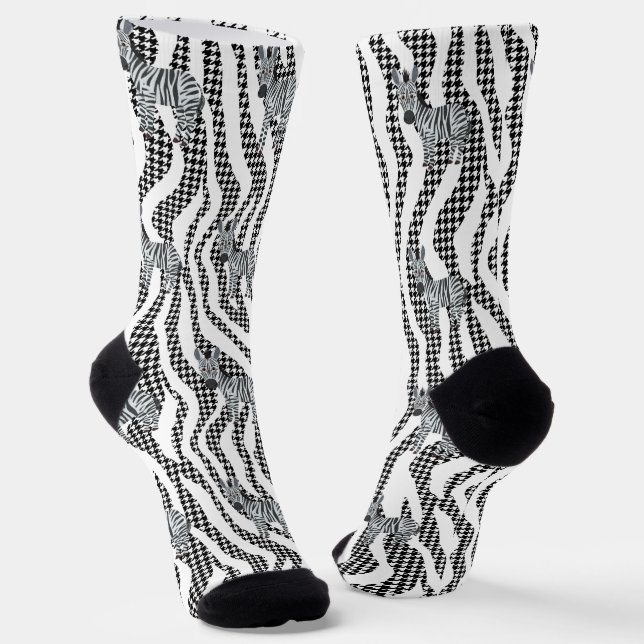 Calcetines Estiloso zebra Stripe (Angular)