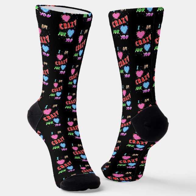 Calcetines Estoy Loco Por Ti (Angular)