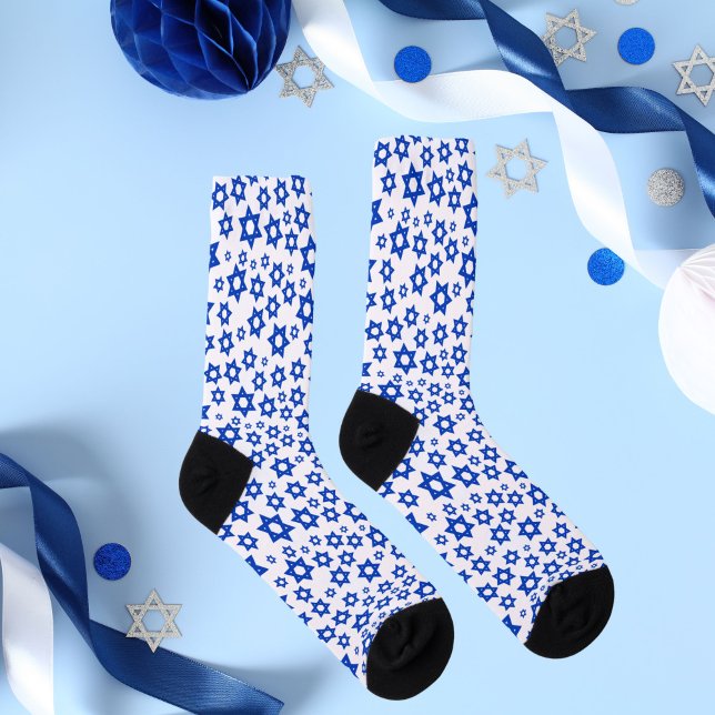 Calcetines Estrella azul del regalo judío de David, ponte de  (Subido por el creador)