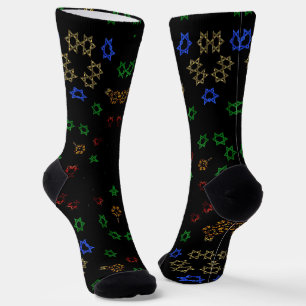 Calcetines estrella de david israel