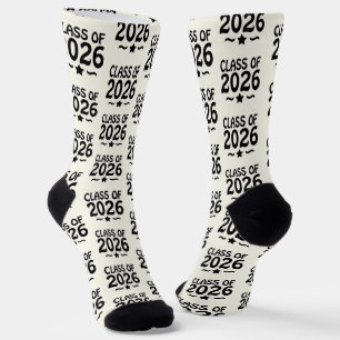 Calcetines Estrella de graduación Clase de 2026 Graduado
