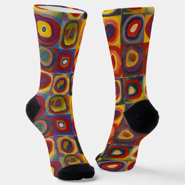 Calcetines Estudio de color - Wassily Kandinsky (Angular)