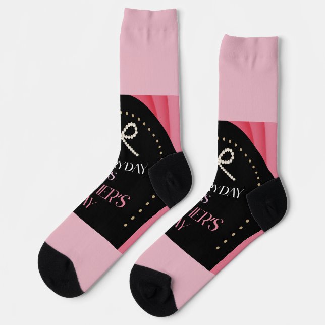 Calcetines Everyday is Mothers Day Elegance Pink Bow Socks (Izquierda)
