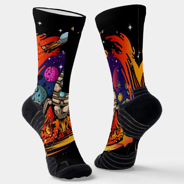 Calcetines Explosión en el espacio (Angular)
