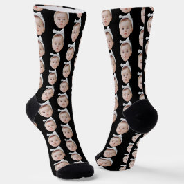 Calcetines Face Personalizado divertida foto cara personaliza